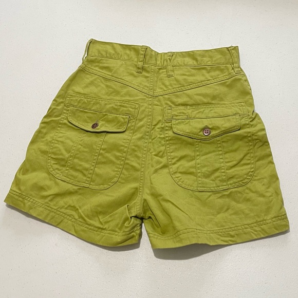 Vintage 80s Generra Collection High Waisted Shorts Size 7 Green - Picture 7 of 9
